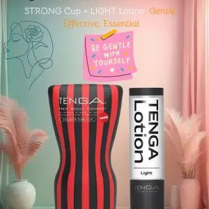 Premium Comfort Combo – Soft Case Cup (Strong) + Smooth Care Lotion (Light)